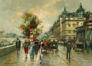 París Painting - AB la gare dorleans et le quai dorsay París